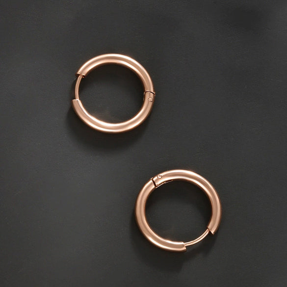 Wholesale Jewelry Simple Geometric Titanium Steel And Stainless Steel Earrings For Women