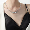 Wholesale Jewelry Simple Geometric 316L Stainless Steel Gold Plated Pendant Necklace Unisex