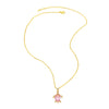 Wholesale Jewelry Simple Geometric Turtle Dolphin Pendant Copper Gold Plated Ochain Necklace For Women