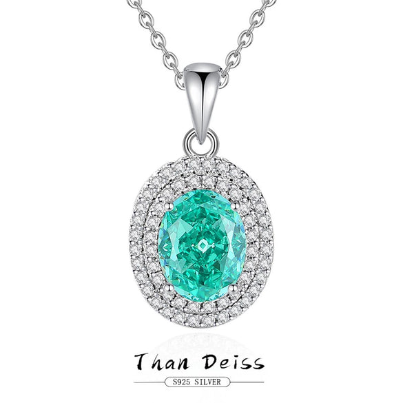 Wholesale Jewelry Simple Geometric Water Drop Pendant Necklace Set With Diamonds 925 Sterling Silver Cross Chain For Women