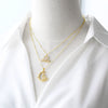 Wholesale Jewelry Simple Heart Shape Copper Pendant Necklace With Electroplating For Women