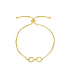 Wholesale Jewelry Simple Infinite Love Women's Copper Bracelet With Electroplating And Letters Numbers Text Pattern