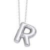Wholesale Jewelry Simple Letter Copper Ochain Pendant Necklace Electroplated