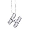 Wholesale Jewelry Simple Letter Copper Ochain Pendant Necklace Electroplated