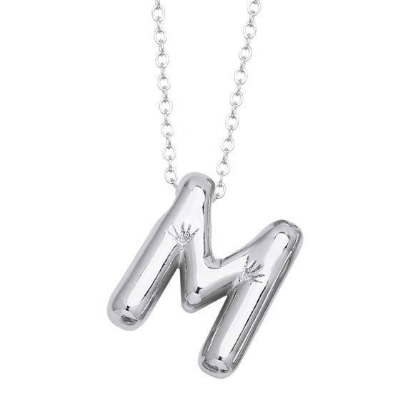 Wholesale Jewelry Simple Letter Copper Ochain Pendant Necklace Electroplated