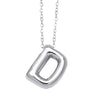 Wholesale Jewelry Simple Letter Copper Ochain Pendant Necklace Electroplated