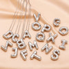 Wholesale Jewelry Simple Letter Copper Ochain Pendant Necklace Electroplated