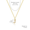 Wholesale Jewelry Simple Letter Pendant Necklace Copper Mixed Gem Inlay Zircon Ochain