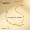 Wholesale Jewelry Simple Multilayer Love Stainless Steel Geometric Pendant