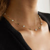 Wholesale Jewelry Simple Natural Style Geometric S925 Sterling Silver Baroque Pearl Necklace Electroplated