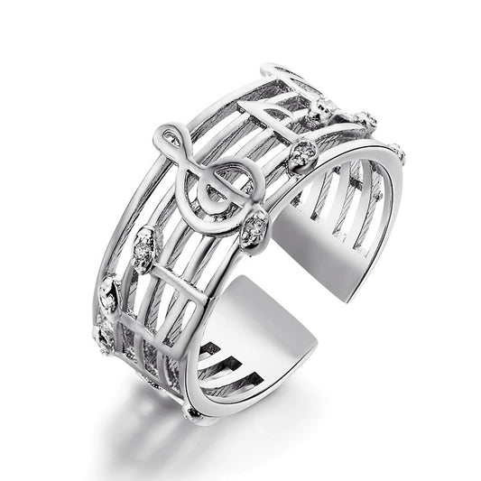 Wholesale Jewelry Simple Opening Adjustable Geometric Copper Ring With Electroplating