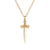 Wholesale Jewelry Simple Retro Cross Zinc Alloy Geometric Chain Necklace With Electroplating For Men And Women