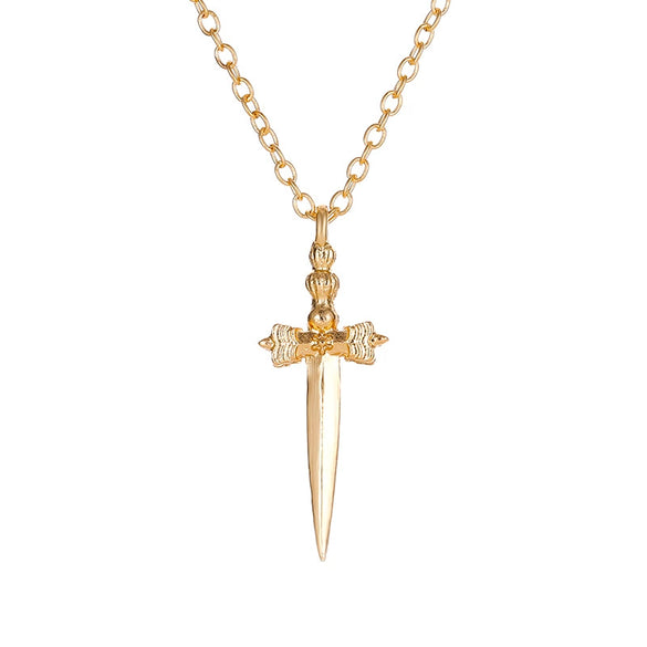 Wholesale Jewelry Simple Retro Cross Zinc Alloy Geometric Chain Necklace With Electroplating For Men And Women