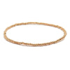 Wholesale Jewelry Simple Round Bead Electroplated Ccb Elastic Bracelet For Women