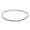 Wholesale Jewelry Simple Round Bead Electroplated Ccb Elastic Bracelet For Women