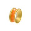 Wholesale Jewelry Simple Round Copper Beads Electroplated Drop Oil Accessories