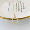 Wholesale Jewelry Simple Round Silver 925 Sterling Silver Pendant Necklace With Geometric Style And Electroplating For Women