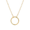 Wholesale Jewelry Simple Round Silver 925 Sterling Silver Pendant Necklace With Geometric Style And Electroplating For Women