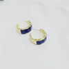 1 Pair Simple Style C Shape Enamel Alloy Ear Studs