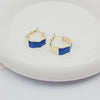 1 Pair Simple Style C Shape Enamel Alloy Ear Studs