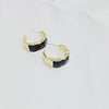 1 Pair Simple Style C Shape Enamel Alloy Ear Studs