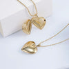 Wholesale Jewelry Simple Style Classic Style Commute Heart Shape 304 Stainless Steel 18K Gold Plated Pendant Necklace