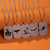 Wholesale Jewelry Simple Style Classic Style Halloween Pattern 304 Stainless Steel Pendant Necklace