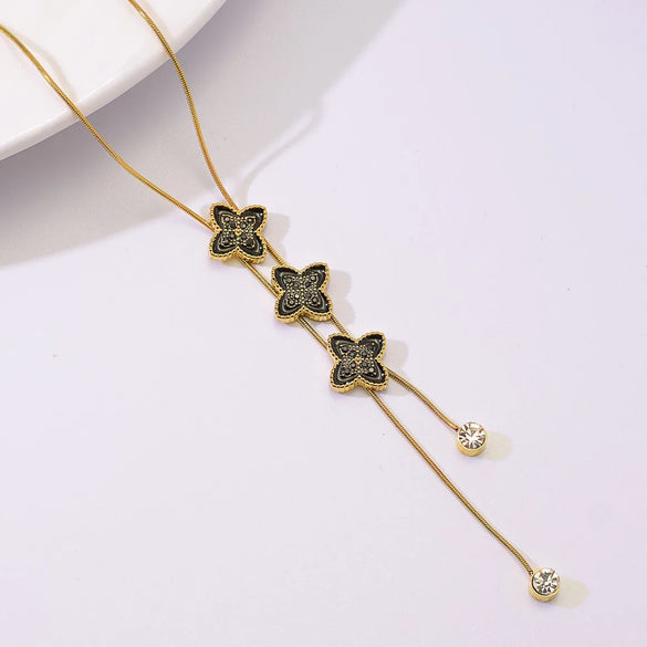 Wholesale Jewelry Simple Style Classic Style Heart Shape Titanium Steel Plating Pendant Necklace