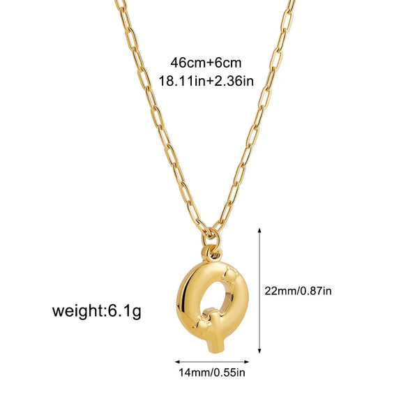 Wholesale Jewelry Simple Style Classic Style Letter 304 Stainless Steel Plating Chain Pendant Necklace