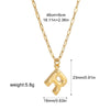 Wholesale Jewelry Simple Style Classic Style Letter 304 Stainless Steel Plating Chain Pendant Necklace