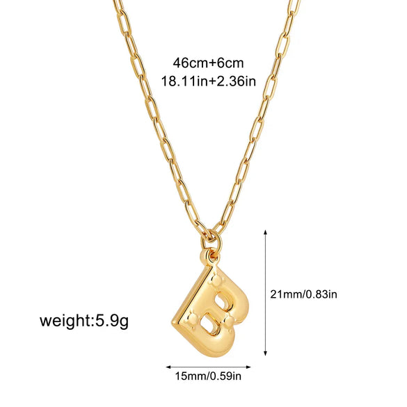 Wholesale Jewelry Simple Style Classic Style Letter 304 Stainless Steel Plating Chain Pendant Necklace