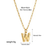 Wholesale Jewelry Simple Style Classic Style Letter 304 Stainless Steel Plating Chain Pendant Necklace