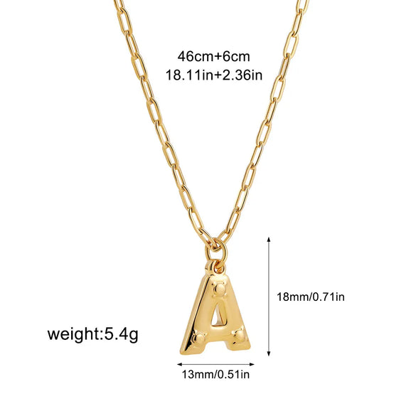 Wholesale Jewelry Simple Style Classic Style Letter 304 Stainless Steel Plating Chain Pendant Necklace