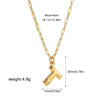 Wholesale Jewelry Simple Style Classic Style Letter 304 Stainless Steel Plating Chain Pendant Necklace