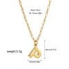 Wholesale Jewelry Simple Style Classic Style Letter 304 Stainless Steel Plating Chain Pendant Necklace
