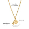 Wholesale Jewelry Simple Style Classic Style Letter 304 Stainless Steel Plating Chain Pendant Necklace
