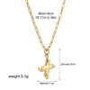 Wholesale Jewelry Simple Style Classic Style Letter 304 Stainless Steel Plating Chain Pendant Necklace