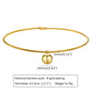 Wholesale Jewelry Simple Style Classic Style Solid Color 201 Stainless Steel Choker