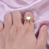 Wholesale Jewelry Simple Style Classic Style Solid Color 304 Stainless Steel 18K Gold Plated Irregular Polishing Rings