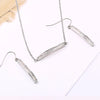 Wholesale Jewelry Simple Style Classic Style Solid Color 304 Stainless Steel 18K Gold Plated Plating Jewelry Set