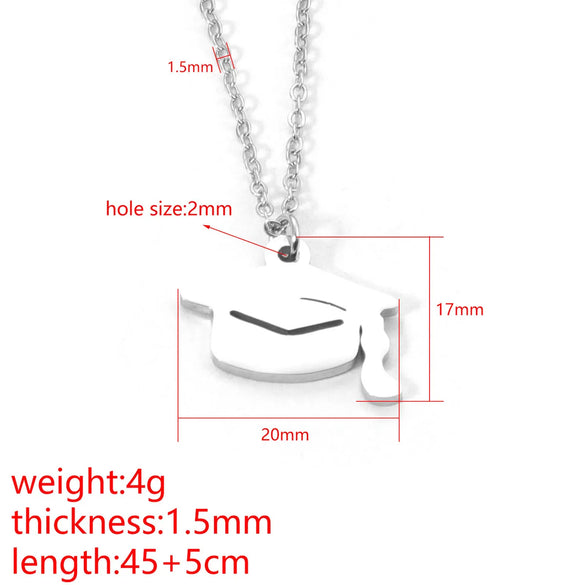 Wholesale Jewelry Simple Style Classic Style Customization Laser Engraving Solid Color 304 Stainless Steel Pendant Necklace