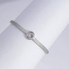 Wholesale Jewelry Simple Style Copper Bracelet With Concentric Circle Shape And Diamondencrusted Electroplating Design