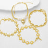 Wholesale Jewelry Simple Style Copper Electroplated Ocean Series Pearl Shell Starfish Bracelet