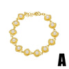 Wholesale Jewelry Simple Style Copper Electroplated Ocean Series Pearl Shell Starfish Bracelet