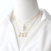 Wholesale Jewelry Simple Style Copper Goldplated Pendant Necklace With Cartoon Characters Box Chain For Unisex