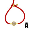 Wholesale Jewelry Simple Style Copper Star Pendant Electroplated Bracelet For Women