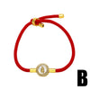Wholesale Jewelry Simple Style Copper Star Pendant Electroplated Bracelet For Women