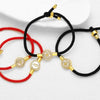 Wholesale Jewelry Simple Style Copper Star Pendant Electroplated Bracelet For Women
