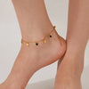 Wholesale Jewelry Simple Style Cross 304 Stainless Steel Anklet