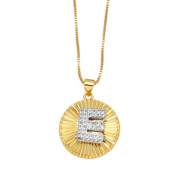 Wholesale Jewelry Simple Style Cross Copper Real Gold Plated Necklace